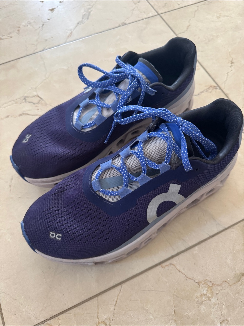 On Running Women’s Athletic Shoes - Navy Purple with White Accents